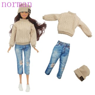 Norman เสื้อผ้าตุ๊กตา หมวกน่ารัก 30 ซม. อุปกรณ์เสริม สําหรับตุ๊กตา 1/6 BJD