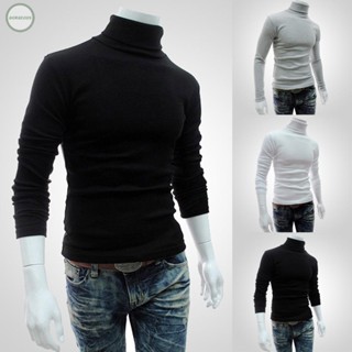 GORGEOUS~Pullover Long Sleeve Turtleneck Undershirt Solid color Casual Knitwear