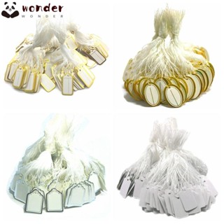 Wonder ป้ายราคา เครื่องประดับ สีทอง เงิน 100 ชิ้น