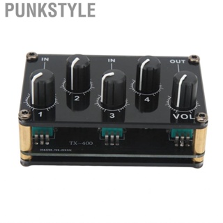 Punkstyle Mixer 4 Input 1 Output Mini  Board Console Passive Stereo