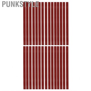 Punkstyle 30Pcs Guitar Sandpaper Portable Leveling Accessories 100 240 320 Grit