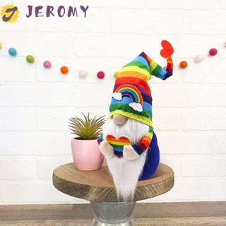 Jeromy ตุ๊กตาหนวดเคราน่ารัก สีรุ้ง ไร้หน้า หลากสีสัน