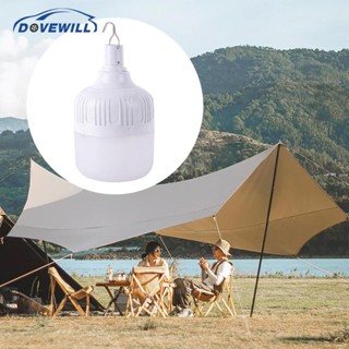 [Dovewill] โคมไฟฉุกเฉิน LED 3 โหมด แบบแขวน USB พร้อมตะขอ สําหรับสวน บาร์บีคิว แบกเป้ กลางแจ้ง