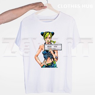 【พร้อมส่ง】เสื้อยืดลําลอง แขนสั้น คอกลม พิมพ์ลาย JoJo Bizarre Adventure Stone Ocean Steel Ball Run JoJo Lion แฟชั่นฤดูร้อน สําหรับผู้ชาย ผู้หญิง