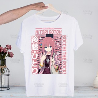 【พร้อมส่ง】BOCCHI The ROCK! เสื้อยืดแขนสั้นลําลอง พิมพ์ลาย Hitori Gotoh Ijichi Nijika Bocchie The Rock น่ารัก สําหรับผู้ชาย