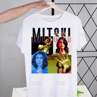 【พร้อมส่ง】เสื้อยืดแขนสั้น พิมพ์ลายการ์ตูนนักร้อง Mitski สไตล์วินเทจ แฟชั่นฤดูร้อน สําหรับผู้ชาย และผู้หญิง