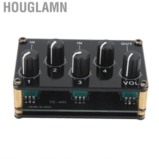 Houglamn Mixer 4 Input 1 Output Mini  Board Console Passive Stereo