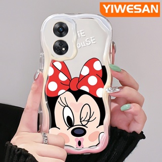 เคสโทรศัพท์มือถือ ซิลิโคนนิ่ม ใส กันกระแทก ลายการ์ตูนมินนี่เมาส์น่ารัก สําหรับ OPPO Reno 8T 5G Reno8 T A1 Pro Reno 8 5G Reno 8 Pro 5G