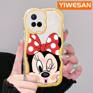 เคสโทรศัพท์ซิลิโคนใส แบบนิ่ม ลายการ์ตูนมินนี่ เมาส์ กันกระแทก สําหรับ VIVO Y21 2021 Y21G Y33s Y21s Y21e Y21a Y21t T1x 4G