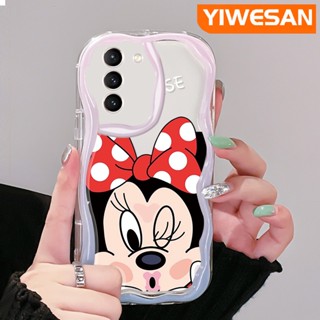 เคสโทรศัพท์ ซิลิโคนนิ่ม ใส กันกระแทก ลายการ์ตูนมินนี่เมาส์น่ารัก สําหรับ Samsung galaxy S21 FE S21 Plus S21 Ultra S20 FE