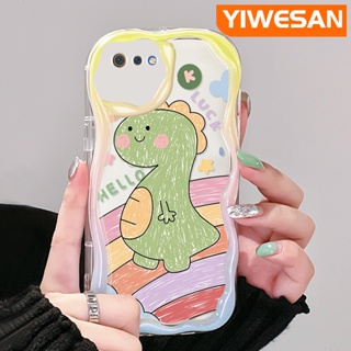 เคสโทรศัพท์มือถือ ซิลิโคนใส กันกระแทก ลายการ์ตูนไดโนเสาร์น่ารัก สําหรับ Realme C2 C2S OPPO A1K