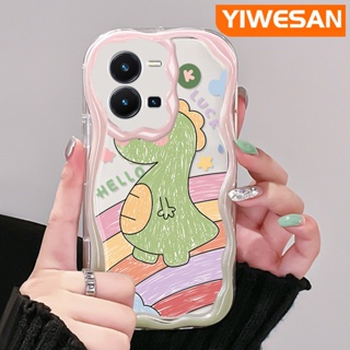 เคสโทรศัพท์มือถือ ซิลิโคนใส กันกระแทก ลายการ์ตูนไดโนเสาร์น่ารัก สําหรับ vivo Y35 5G Y36 5G Y35