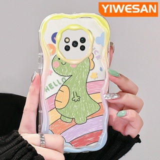 เคสโทรศัพท์มือถือ ซิลิโคน ใส กันกระแทก ลายการ์ตูนไดโนเสาร์น่ารัก สําหรับ Xiaomi Poco X3 NFC Poco X3 Pro Poco X3 GT Poco X4 NFC X4 GT M3 F4