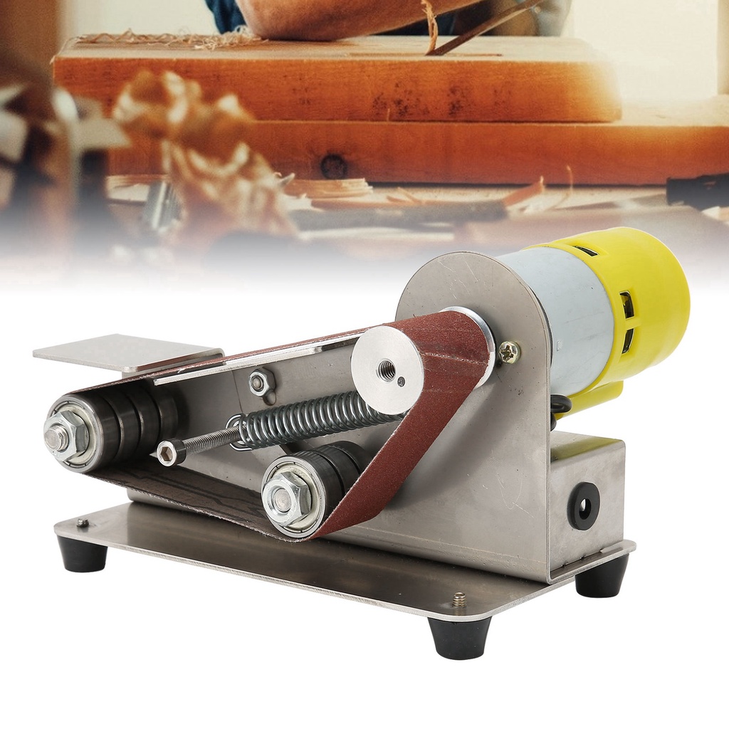 Sportswear Shop  Mini Belt Sander Electric DIY Polishing Sanding Machine Sharpener Grinder AC110‑240V