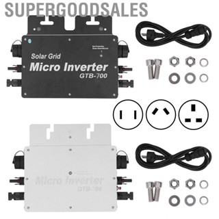 Supergoodsales Grid Tie Micro Inverter 700W IP65 WiFi Control Solar 120-230V(Black)