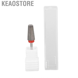 Keaostore Nail Drill Bit Tungsten Steel 3  Types Multifunction Red Circle P