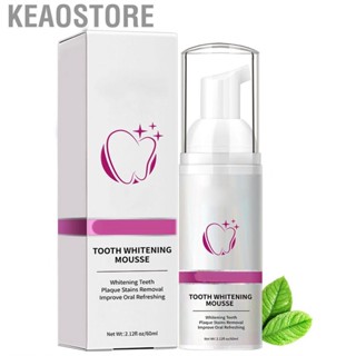 Keaostore Toothpaste Whitening Foam Cleaning Reduce Tartar Stains Portable Mousse