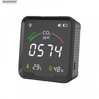 มอนิเตอร์คุณภาพอากาศ -10°ค ~ 40°C 20~80% RH 400~5000 Ppm 5V 1A 98×90×40 มม.