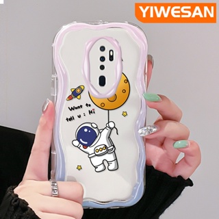 เคสโทรศัพท์มือถือ ซิลิโคนใส กันกระแทก ลายการ์ตูนนักบินอวกาศน่ารัก สําหรับ OPPO A5 2020 A9 2020