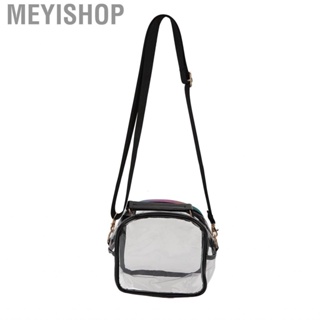 Meyishop Transparent  With Shoulder Strap  Plastic Makeup Bag Clear