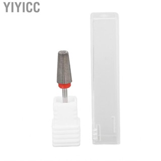 Yiyicc Nail Drill Bit Tungsten Steel 3  Types Multifunction Red Circle P