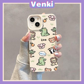 VENKI - เข้ากันได้สำหรับ เคสไอโฟน เคสไอโฟน11 เคส iphone 11 กรณีเป็นมิตรกับสิ่งแวดล้อมย่อยสลายได้สีขาวกรณีกันกระแทกป้องกันหมูไดโนเสาร์น่ารักเข้ากันได้กับ iPhone 14 PRO MAX 13 PRO MAX 12 PRO MAX 11 XR XS 7Plus 8 PLUS