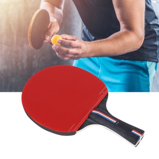 Sportswear Shop  ปิงปอง Paddle ยางสองด้าน Handshake Table Tennis Racket สำหรับการแข่งขัน