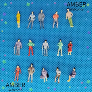 Amber ฟิกเกอร์คน ABS คละสี 50 100 ชิ้น