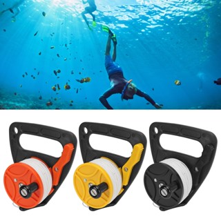 Sportswear Shop  รอกดำน้ำ Dive Rope Spool Finger Reel อเนกประสงค์พร้อมลวดสีขาว 46 ม. สำหรับการดำน้ำในถ้ำ