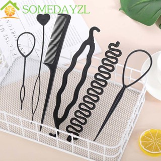 Somedayzl เครื่องมือถัก DIY อุปกรณ์จัดแต่งทรงผมเครื่องมือจัดแต่งทรงผมคลิปทอ