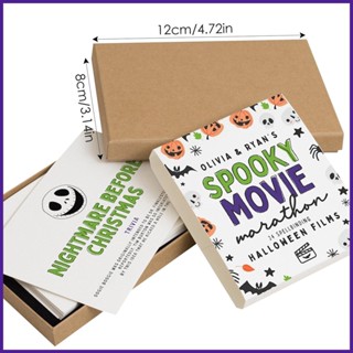 ปฏิทินการ์ดอวยพร ลายภาพยนตร์ Spooky เหมาะกับของขวัญ สําหรับคนรักภาพยนตร์