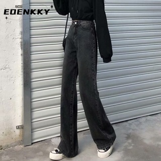 EOENKKY  กางเกงขายาว กางเกงยีสน์ผู้หญิง ทรงหลวม ๆ ตรง Retro Hip Hop Pants 2023 NEW Style  ทันสมัย Trendy Comfortable พิเศษ A97L83B 36Z230909