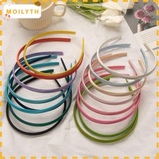 Moilyth ที่คาดผม ผ้าซาติน 1 ซม. หลากสีสัน DIY