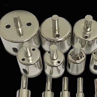 Tool House.ay 15PCS Diamond Hole Saw Electroplating Universal Incisive เจาะ Bit Set for Glass