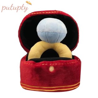 1 ชิ้น สัตว์เลี้ยง ซ่อนอาหาร ของเล่นกล่องแหวน ตุ๊กตาสัตว์เลี้ยง เสียงลูกสุนัข เด็ก นุ่ม สุนัข ของเล่นที่สนใจ
