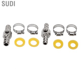 Sudi T Fitting Adapter 304 Stainless Steel Rubber High Performance For Fuel Pressure Gauge Or  Regulator Valve