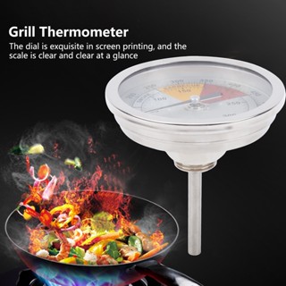 Sportswear Shop  0-300℃ 1/2in NPT Stainless Steel Grill Thermometer Oven Temperature Meter Kitchen Supplies