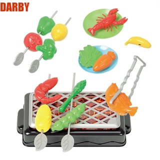 Darby ของเล่นทําอาหารบาร์บีคิวจําลอง พลาสติก ของขวัญวันเกิด ของเล่นเสริมการเรียนรู้เด็ก 23 ชิ้น ต่อชุด