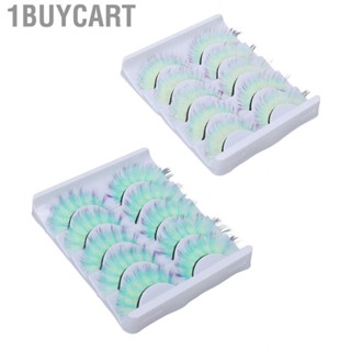 1buycart Colorful Eyelashes Reusable Dramatic Stage False For Party