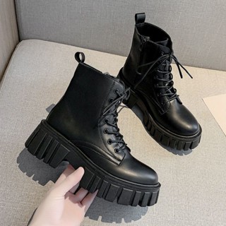 SELINE  แฟชั่นรองเท้า บูท รองเท้าบูทยาว ไซส์ใหญ่ รองเท้า boots  Korean Style ทันสมัย High quality Trendy B92F09Y 37Z230910