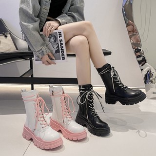 SELINE  แฟชั่นรองเท้า บูท รองเท้าบูทยาว ไซส์ใหญ่ รองเท้า boots  สไตล์เกาหลี สวยงาม Unique สบาย B92F09V 37Z230910