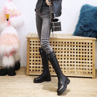 SELINE  แฟชั่นรองเท้า บูท รองเท้าบูทยาว ไซส์ใหญ่ รองเท้า boots  สวยงาม Chic Beautiful Stylish B92F09S 37Z230910