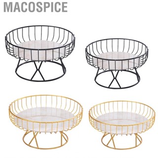 Macospice Serving Tray  Hollow Design Decorative Practical Fruit for Hotel