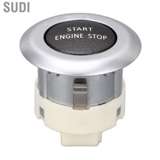 Sudi Start Stop Engine Switch Red ABS LR014015 Push Button Easy Installation Rust Resistant Accurate Contact for Car