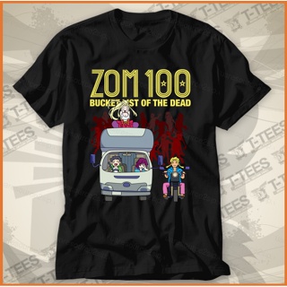 เสื้อยืดแขนสั้น คอสเพลย์ พิมพ์ลายอนิเมะ KTS Zom 100: Bucket List of the Dead Akira Shizuka แฟชั่นสําหรับผู้ชาย และผู้หญิง