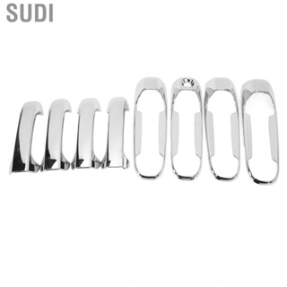 Sudi 4PCS Chrome Door Handle Cover  Scratch Car Left Right Side Cap Replacement for Dodge RAM 1500 2500 3500 Styling