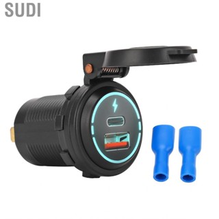 Sudi USB  Socket Port DC12V To 24V Reverse Connection Protection Intelligent Identification for UTV