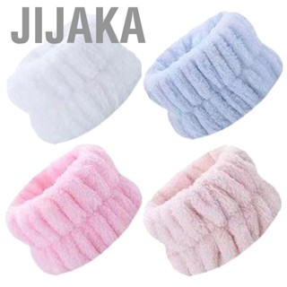 Jijaka Face Washing Wristband Strong Water Absorption Flannel Breathable Light Skin Friendly Wrist Wash Band