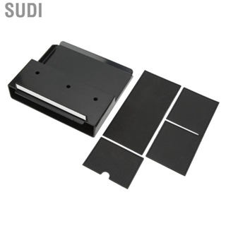 Sudi Under Screen Tray Tight Connection Center Console Organizer Black for Car