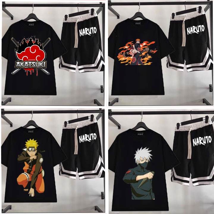 Naruto Cheap Naruto Shirt - เสื ้ อ akatsuki , itachi uchiha, kakashi มีทุกขนาด